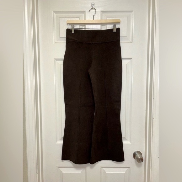 NWT J.Crew New Delaney Kickout Sweater Pant in Heather Chocolate - Picture 6 of 10